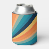 Retro-zonnestralen Blikjeskoeler (Blikje Voorkant)