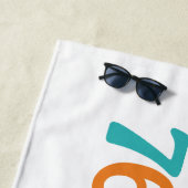 Retro Zonsondergang 76 Strandlaken (In situ)