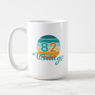 Retro Zonsondergang 82 Vintage Vervuild Koffiemok