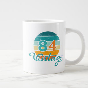 Retro Zonsondergang 84 Vintage Vervuild Extra Grote Beker