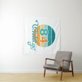 Retro Zonsondergang 84 Vintage Vervuild Wandkleed (In Situ (horizontaal))