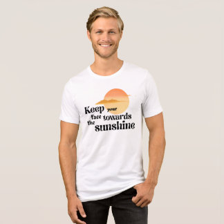 Retro Zonsondergang Motiverende Citat T-Shirt