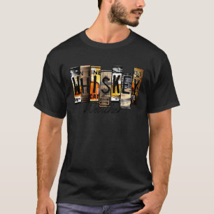 Retro Zonsondergang Whisky Weerman Western Country T-shirt