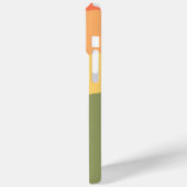 retro-zonsondergangscurves Case-Mate iPhone case (Achterkant / Links)