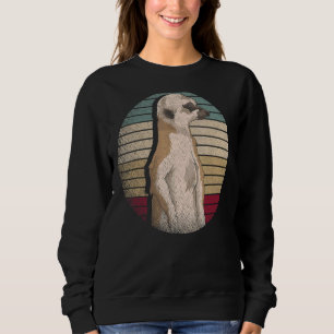 Retro Zoo Dier Afrika Meerkat Trui