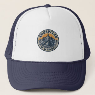 Retro Zugspitze Beierse buiten natuur cadeaus Trucker Pet