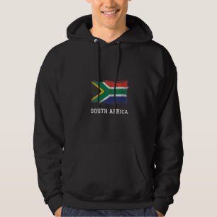 Retro Zuid-Afrika Vlag Shirt Vintage Zuid-Afrika