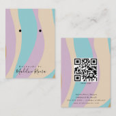 Retro zwaait Artisan die beeldschermen verdient Contactkaartje (Voorkant / Achterkant)