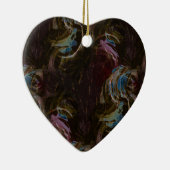 Retro zwart atomisch Abstract Keramisch Ornament (Rechts)