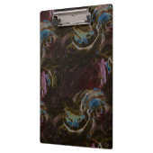 Retro zwart atomisch Abstract Klembord (Links)