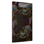 Retro zwart atomisch Abstract Klembord (Rechts)