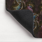 Retro zwart atomisch Abstract Muismat (Hoek)