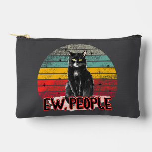 Retro Zwarte Kat Ew Mensen Etui