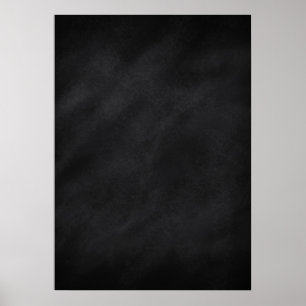 Retro Zwarte Schoolbord Textuur Poster