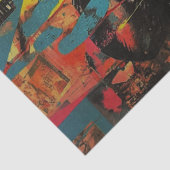 Retro Zwoele Vrouw Decoupage Tissuepapier (Detail)