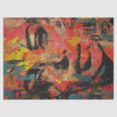 Retro Zwoele Vrouw Decoupage Tissuepapier (Voorkant)