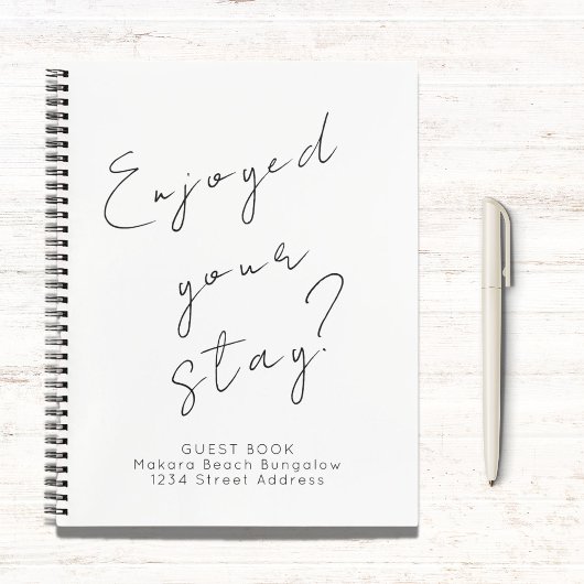 Rétroaction minimaliste de l'invité Livre d'invité