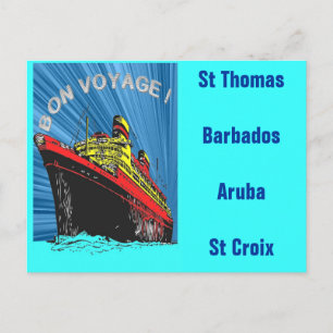 /retroArt Deco-reisontwerpproduct Briefkaart