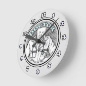 Retroarts Ronde Klok (Hoek)