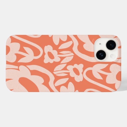 Retrobloei Case-Mate iPhone Case (Achterkant (horizontaal))