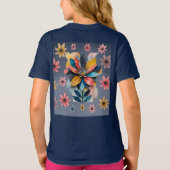 Retrobloem op shirt (Achterkant)