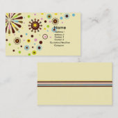 Retrobloemen Visitekaartje (Voorkant / Achterkant)