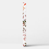 Retrobomen, waterverf naadloos patroon. Case-Mate iPhone case (Achterkant / Links)