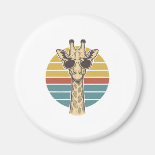 Retrobril Giraffe Zonnebril Retro Zonsondergang Ve Magneet