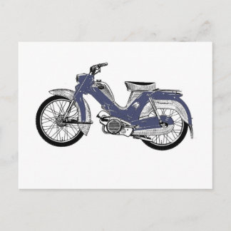 Retrobromfiets Briefkaart