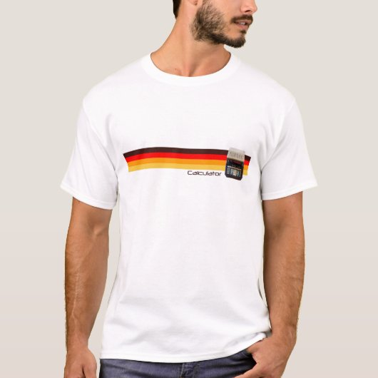 Retrocalculator T-shirt (Voorkant)