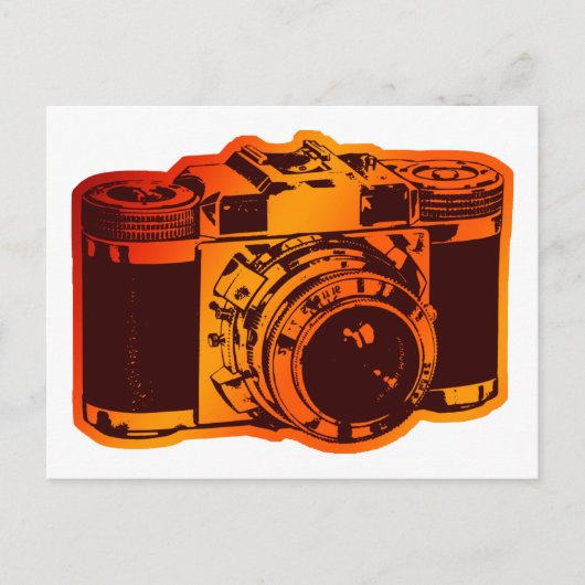 retrocamera briefkaart (Voorkant)