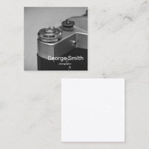 Retrocamera Vierkante Visitekaartje