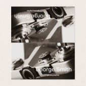 Retrocamera Visitekaartjes (Buitenkant ongevouwen)