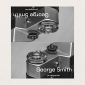 Retrocamera Visitekaartjes (Buitenkant ongevouwen)