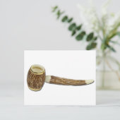 RetroCarvedPipe112010 Briefkaart (Staand voorkant)