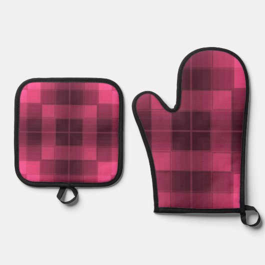 Retrocheckers Ovenwant & Pannenlap Set (Voorkant)