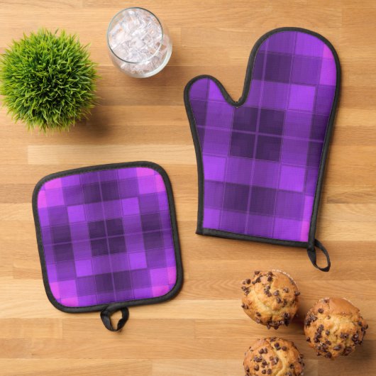 Retrocheckers Ovenwant & Pannenlap Set (Top down)