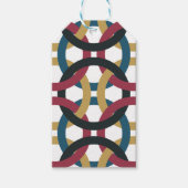 Retrocirkelknoppen cadeau-labels cadeaulabel (Voorkant)