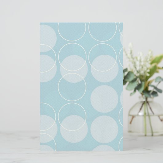 Retrocirkels Briefpapier (Staand voorkant)