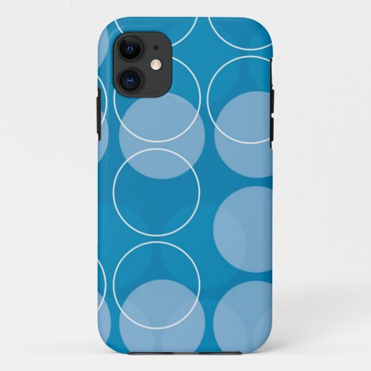Retrocirkels Case-Mate iPhone Case (Achterkant)