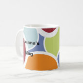 Retrocirkels Koffiemok (Voorkant links)