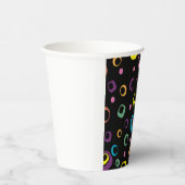 Retrocirkels Papieren Bekers (Rechts)