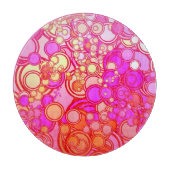 Retrocirkels Snijplank (Voorkant)