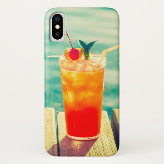 Retrococktailzonnestang Case-Mate iPhone Case (Achterkant)
