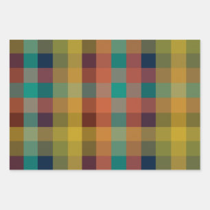 Retrocontroles en middelmatige mod-strips inpakpapier vel