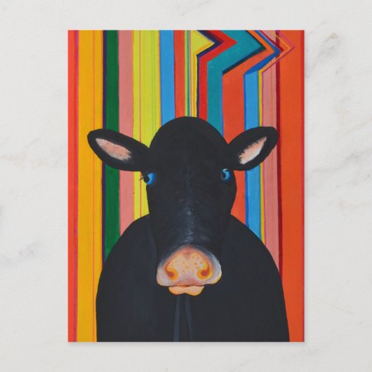 Retrocow Briefkaart (Voorkant)