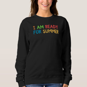 Retrocrool die ik klaar ben voor Summer Graphic Trui