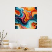 Retrodelic Art Poster (Keuken)