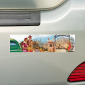 Retrofamilie Bumpersticker (Op auto)