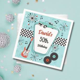Retrofeest jaren 50 servet